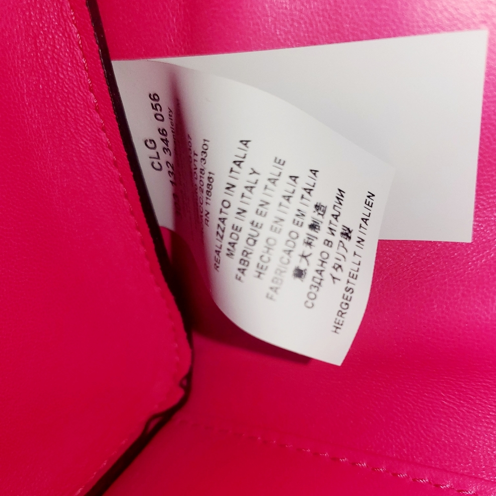 New Versace Womens Bright Pink Leather Tribute Medallion Handbag Shoulder Bag - Picture 16 of 16